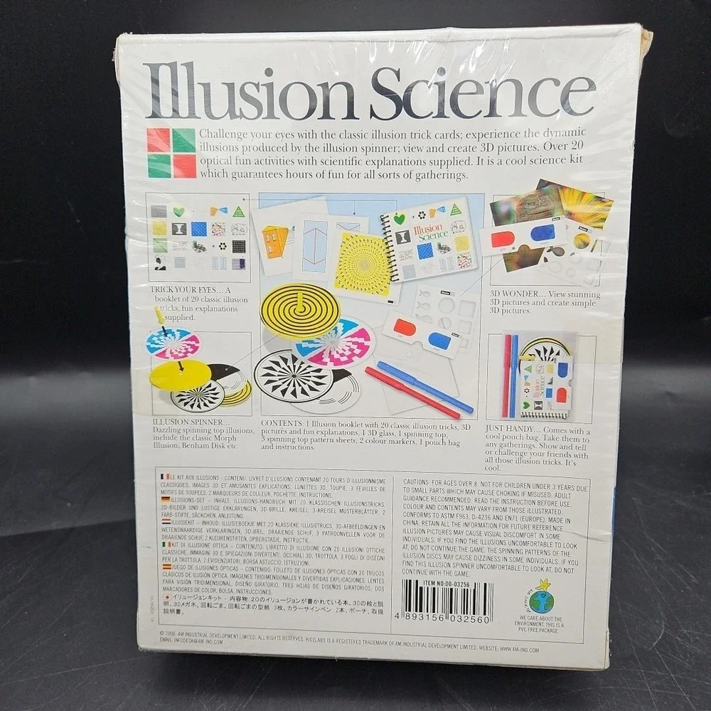 Illusion Science Kit Brand New Sealed Kidz Labs‎
